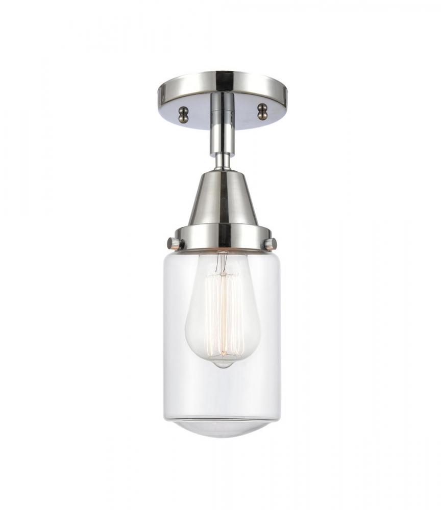 Dover - 1 Light - 5 inch - Polished Chrome - Flush Mount