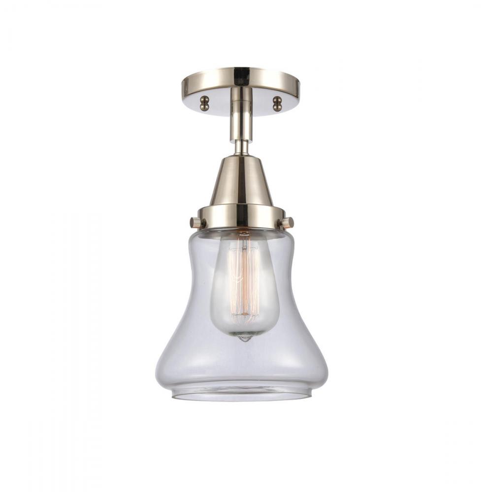 Bellmont - 1 Light - 6 inch - Polished Nickel - Flush Mount