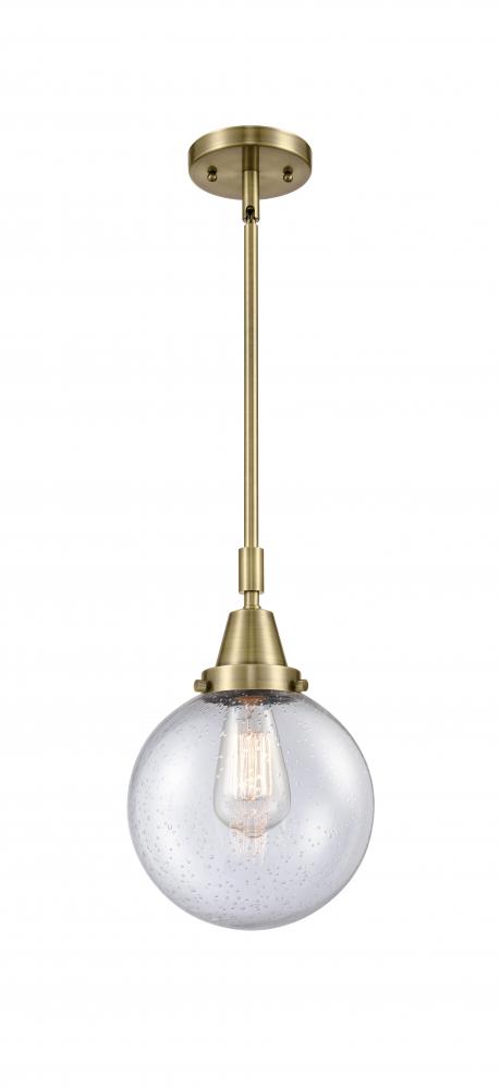 Beacon - 1 Light - 8 inch - Antique Brass - Mini Pendant