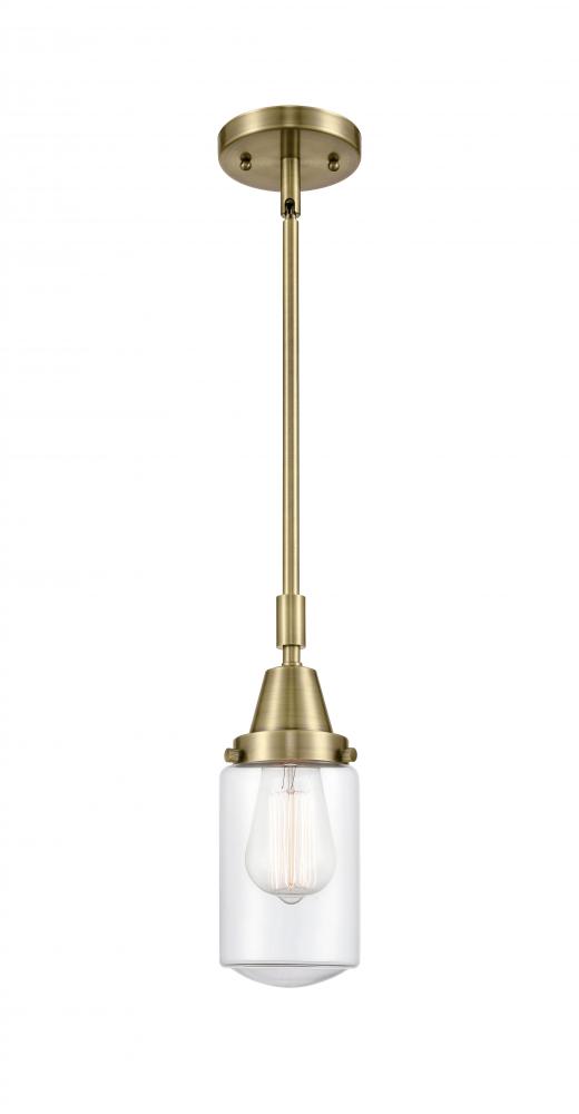 Dover - 1 Light - 5 inch - Antique Brass - Mini Pendant