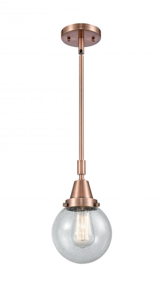 Beacon - 1 Light - 6 inch - Antique Copper - Mini Pendant