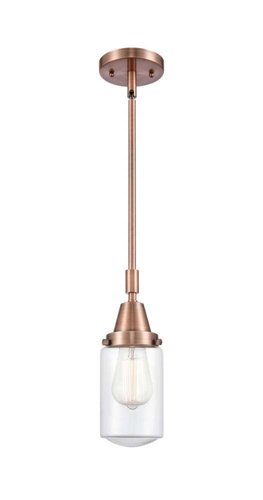 Dover - 1 Light - 5 inch - Antique Copper - Mini Pendant