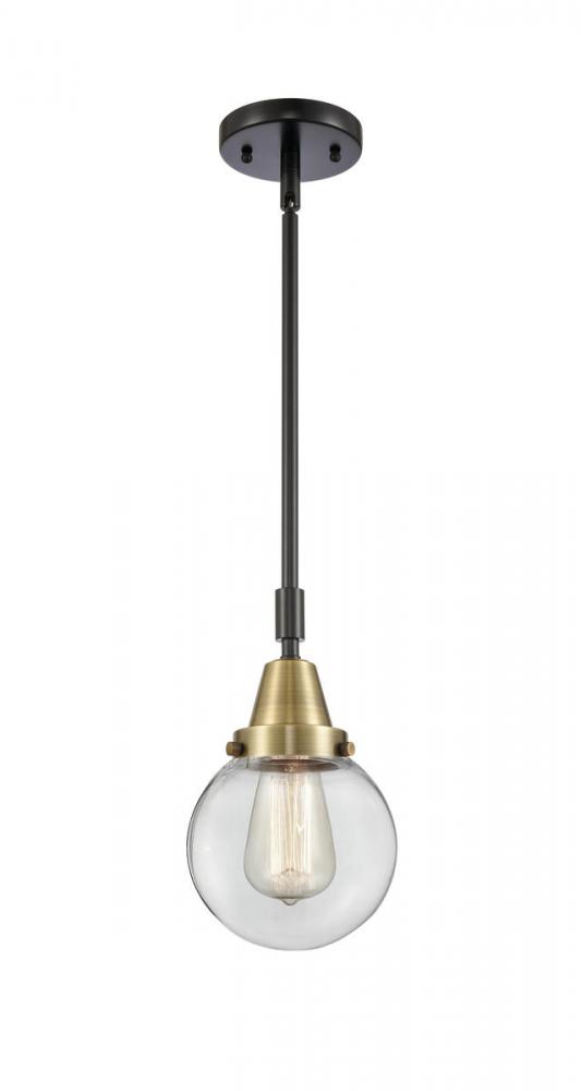 Beacon - 1 Light - 6 inch - Black Antique Brass - Mini Pendant