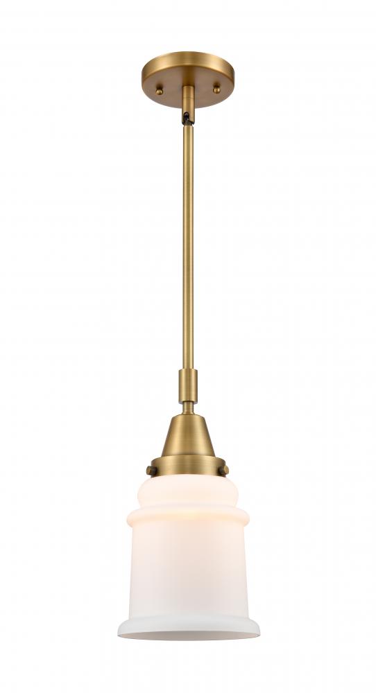 Canton - 1 Light - 7 inch - Brushed Brass - Mini Pendant