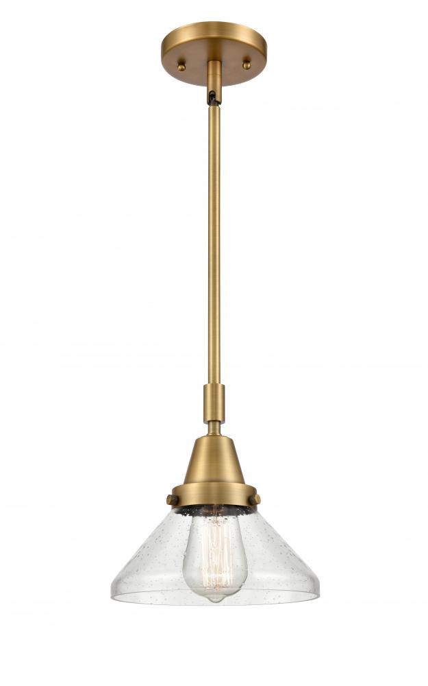 Caden - 1 Light - 8 inch - Brushed Brass - Mini Pendant