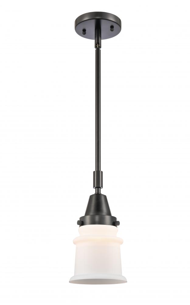 Canton - 1 Light - 7 inch - Matte Black - Mini Pendant