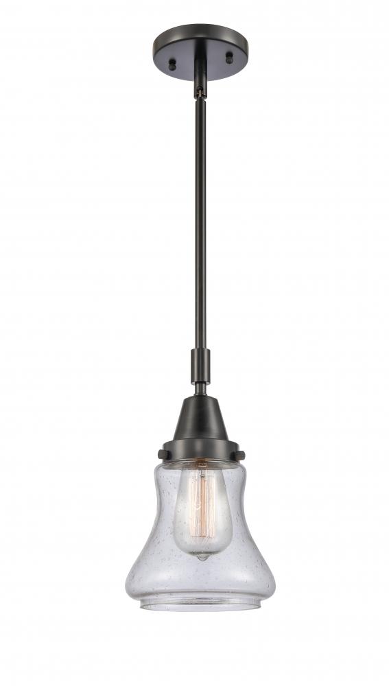 Bellmont - 1 Light - 7 inch - Matte Black - Mini Pendant