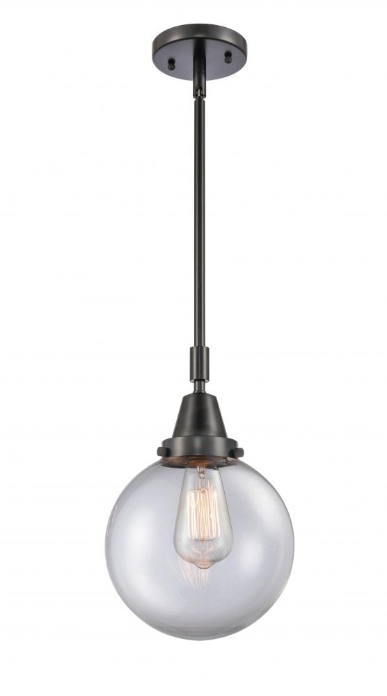 Beacon - 1 Light - 8 inch - Matte Black - Mini Pendant