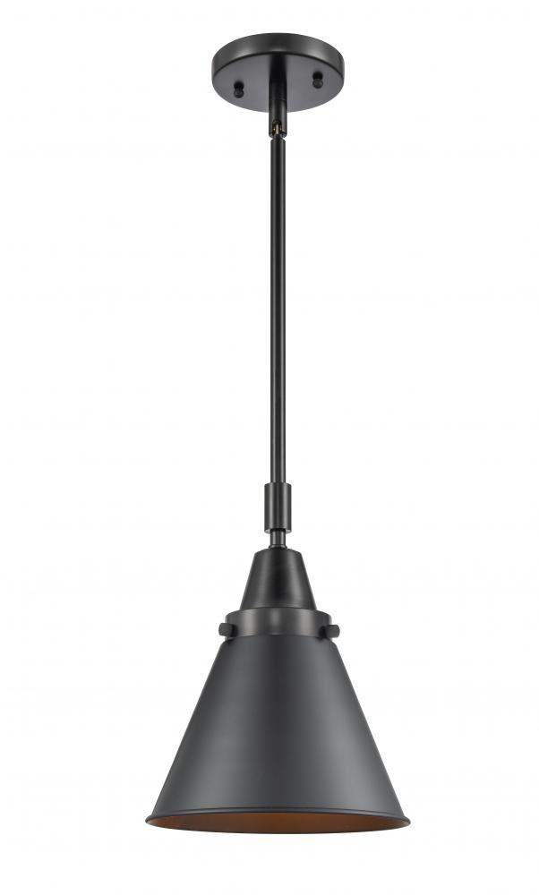 Appalachian - 1 Light - 8 inch - Matte Black - Mini Pendant