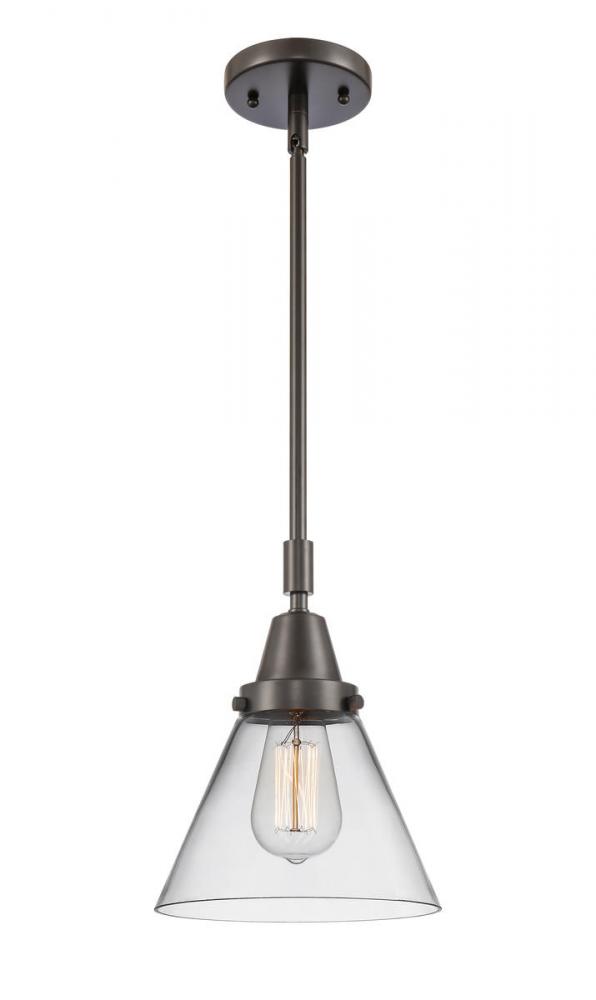 Cone - 1 Light - 8 inch - Oil Rubbed Bronze - Mini Pendant