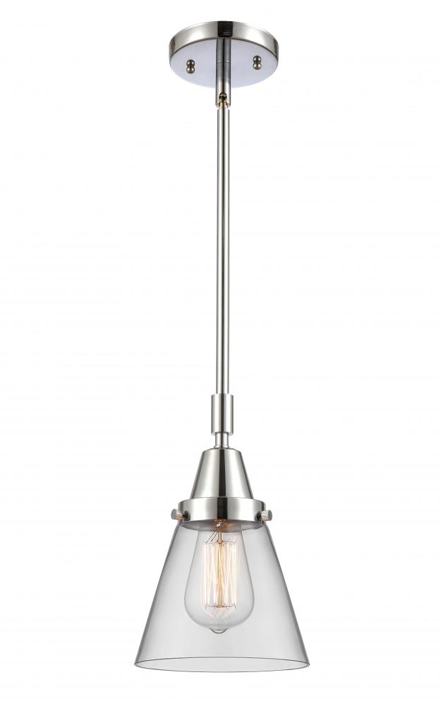 Cone - 1 Light - 6 inch - Polished Chrome - Mini Pendant