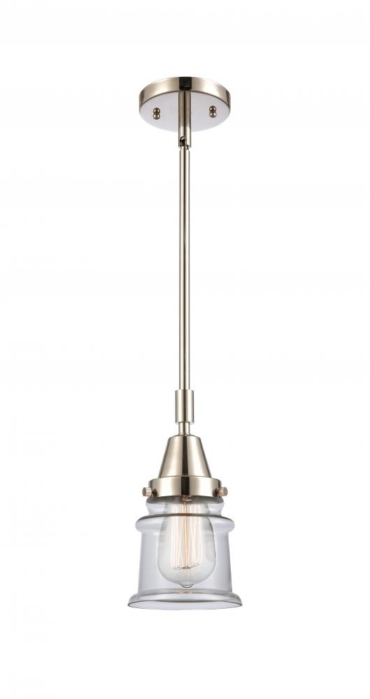 Canton - 1 Light - 7 inch - Polished Nickel - Mini Pendant