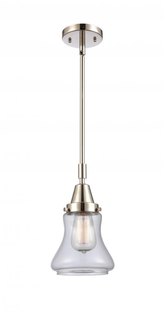 Bellmont - 1 Light - 7 inch - Polished Nickel - Mini Pendant