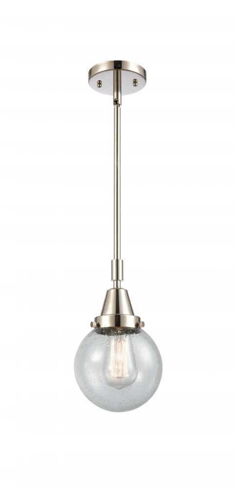 Beacon - 1 Light - 6 inch - Polished Nickel - Mini Pendant