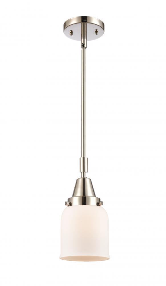 Bell - 1 Light - 5 inch - Polished Nickel - Mini Pendant