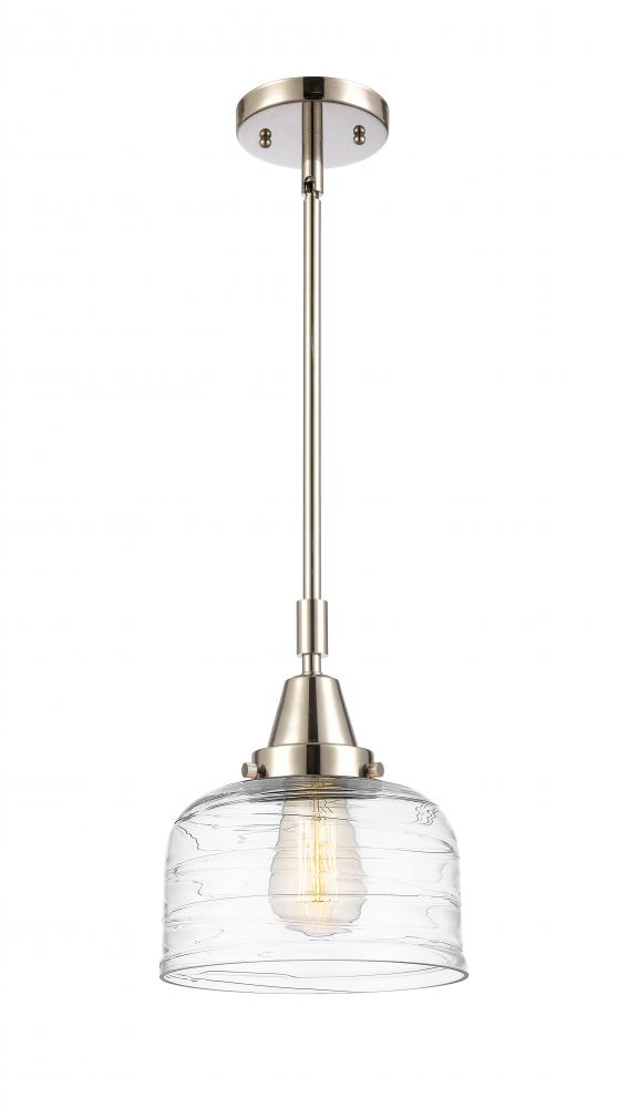 Bell - 1 Light - 8 inch - Polished Nickel - Mini Pendant