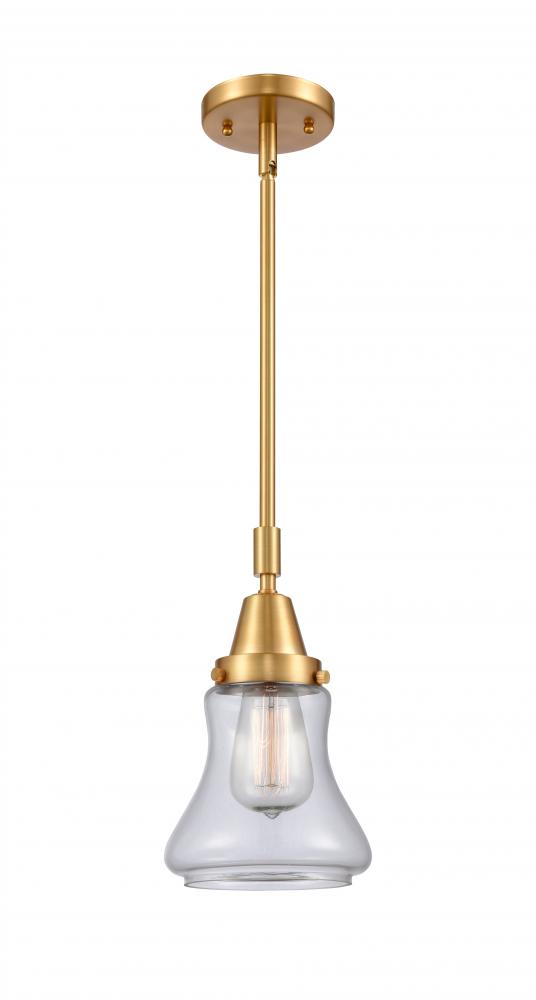 Bellmont - 1 Light - 7 inch - Satin Gold - Mini Pendant