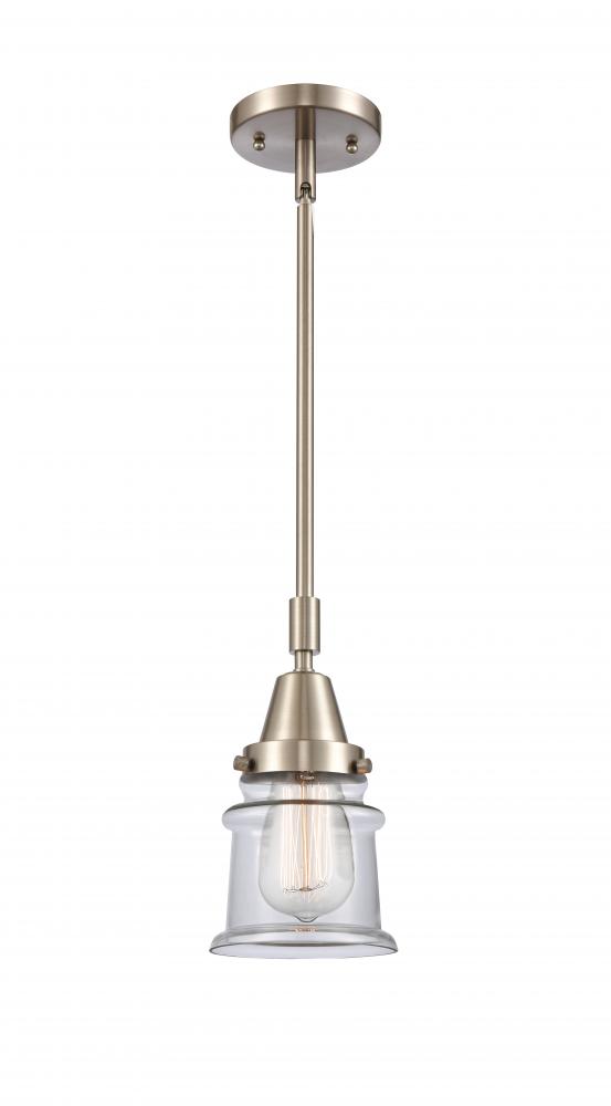 Canton - 1 Light - 7 inch - Brushed Satin Nickel - Mini Pendant