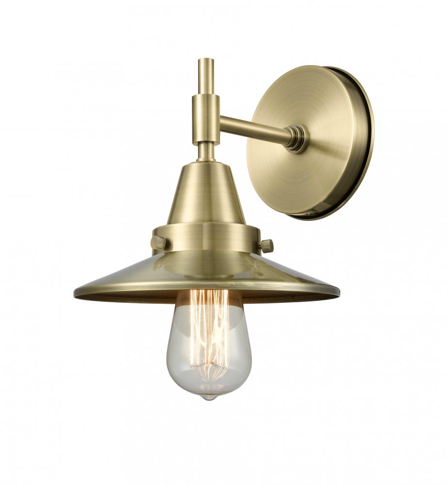 Railroad - 1 Light - 8 inch - Antique Brass - Sconce