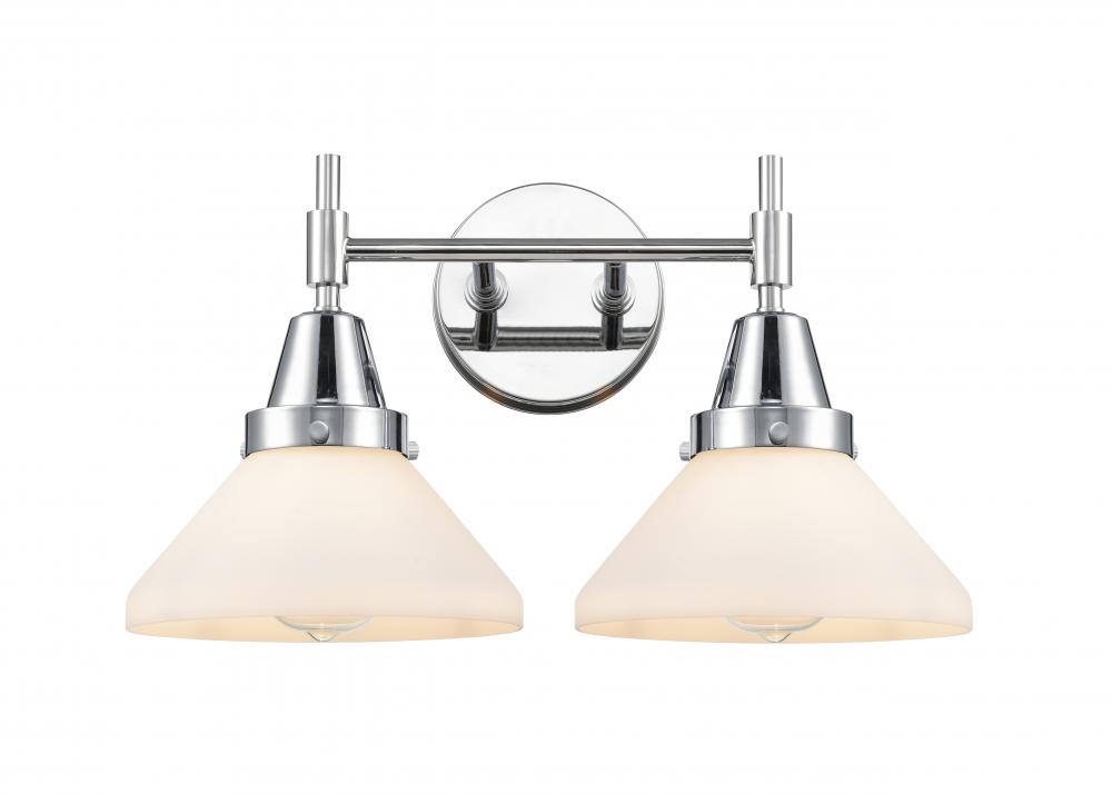 Bare Bulb - 2 Light - 12 inch - Polished Chrome - Bath Vanity Light