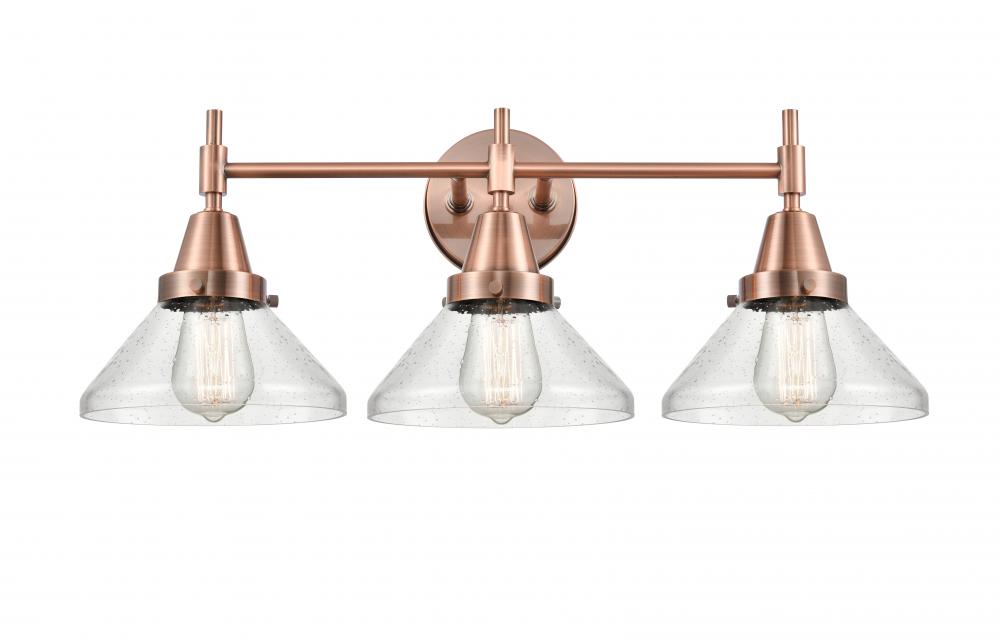 Caden - 3 Light - 26 inch - Antique Copper - Bath Vanity Light