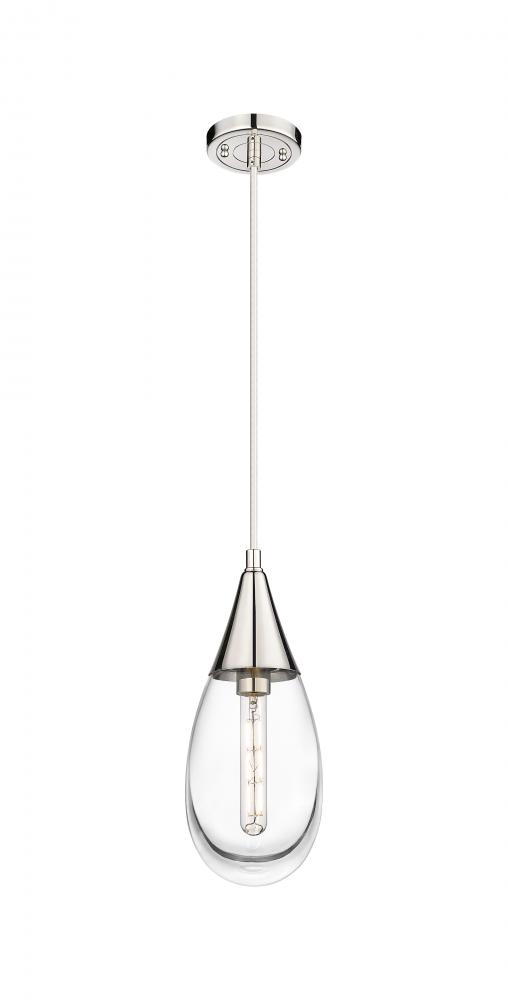 Malone - 1 Light - 6 inch - Polished Nickel - Pendant