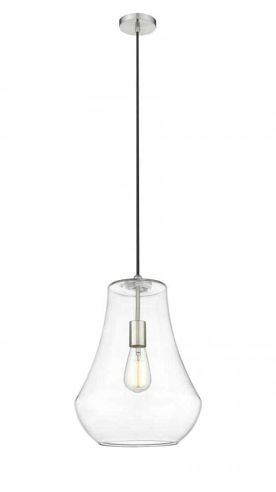 Fairfield - 1 Light - 12 inch - Brushed Satin Nickel - Cord hung - Mini Pendant