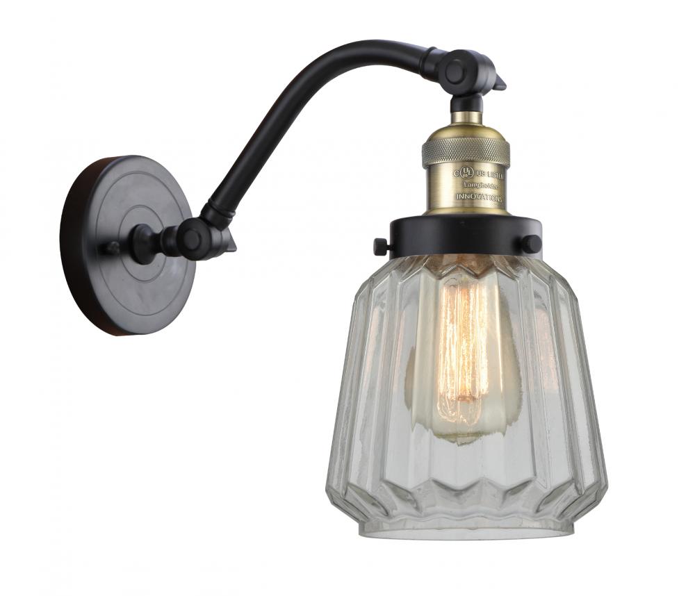 Chatham - 1 Light - 7 inch - Black Antique Brass - Sconce