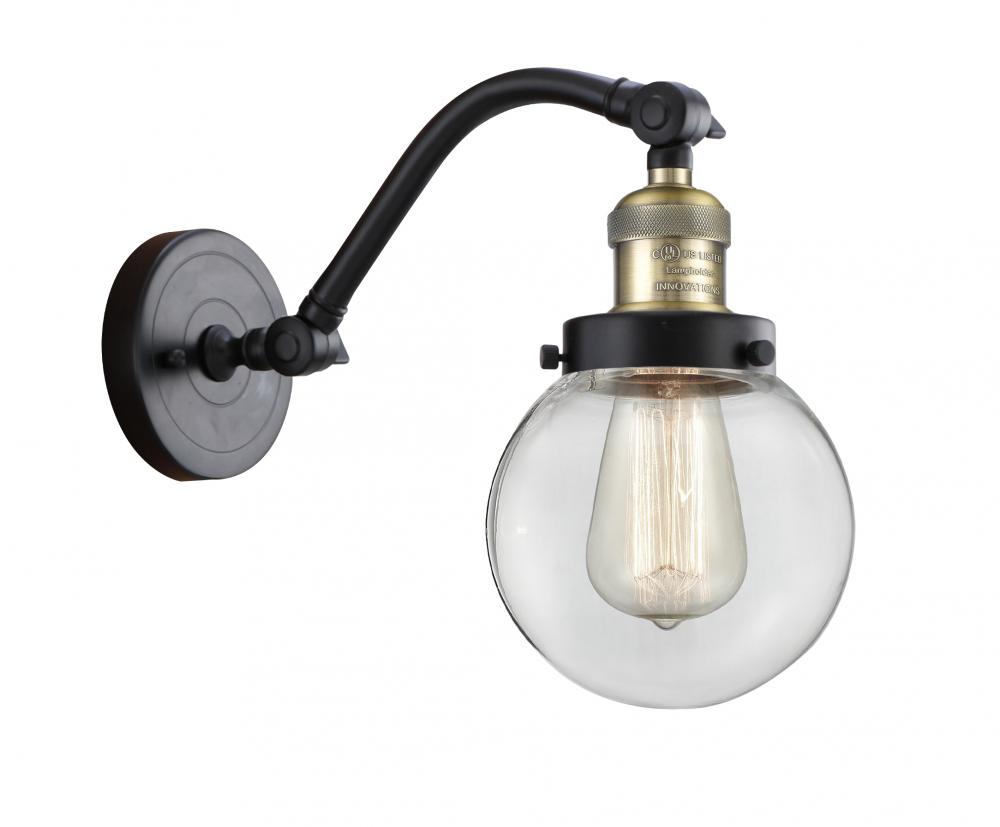 Beacon - 1 Light - 6 inch - Black Antique Brass - Sconce