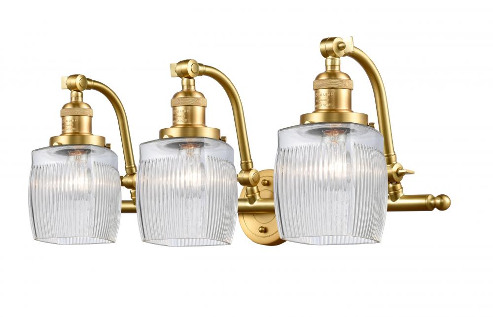 Colton - 3 Light - 27 inch - Satin Gold - Bath Vanity Light