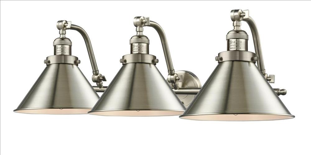 3 Light Briarcliff 28 inch Bathroom Fixture