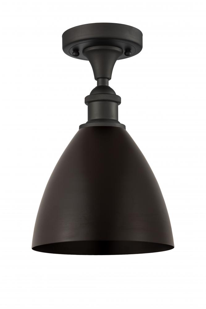 Bristol - 1 Light - 8 inch - Oil Rubbed Bronze - Semi-Flush Mount