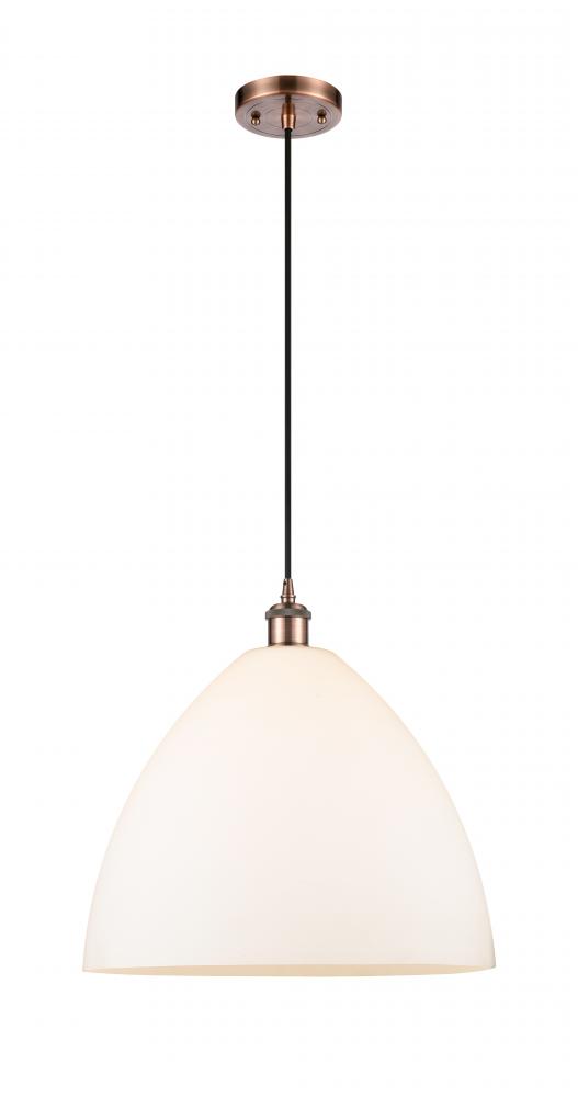 Bristol - 1 Light - 16 inch - Antique Copper - Cord hung - Pendant