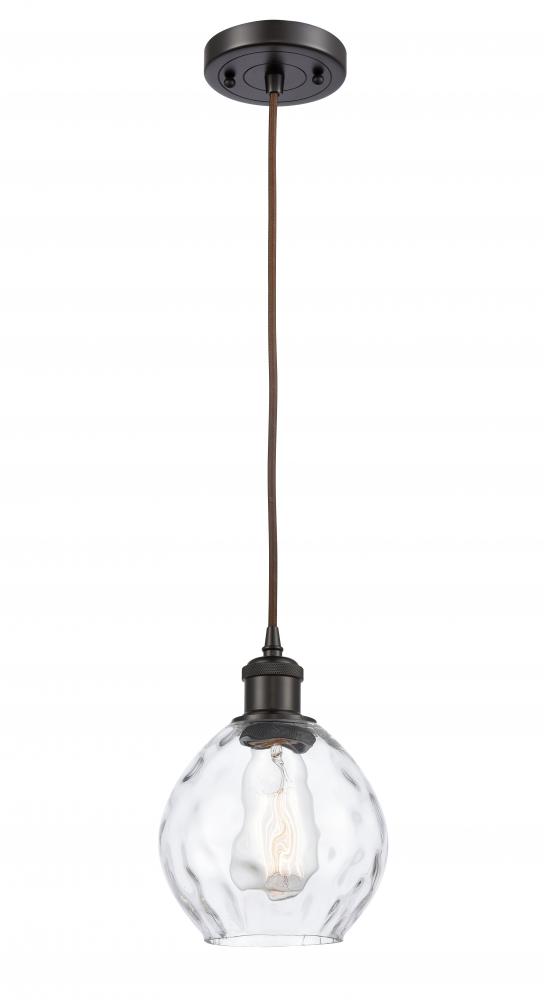 Waverly - 1 Light - 6 inch - Oil Rubbed Bronze - Cord hung - Mini Pendant