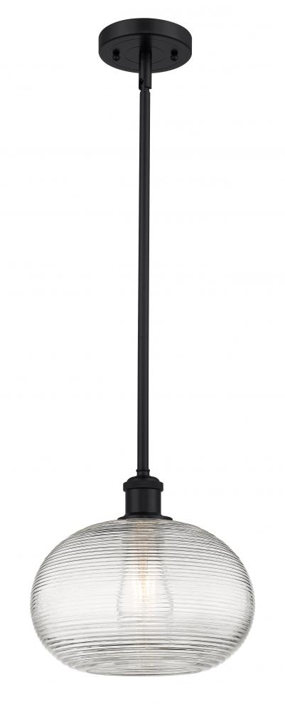 Ithaca - 1 Light - 10 inch - Matte Black - Mini Pendant