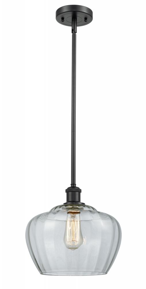 Fenton - 1 Light - 11 inch - Matte Black - Mini Pendant