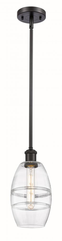 Vaz - 1 Light - 6 inch - Oil Rubbed Bronze - Mini Pendant