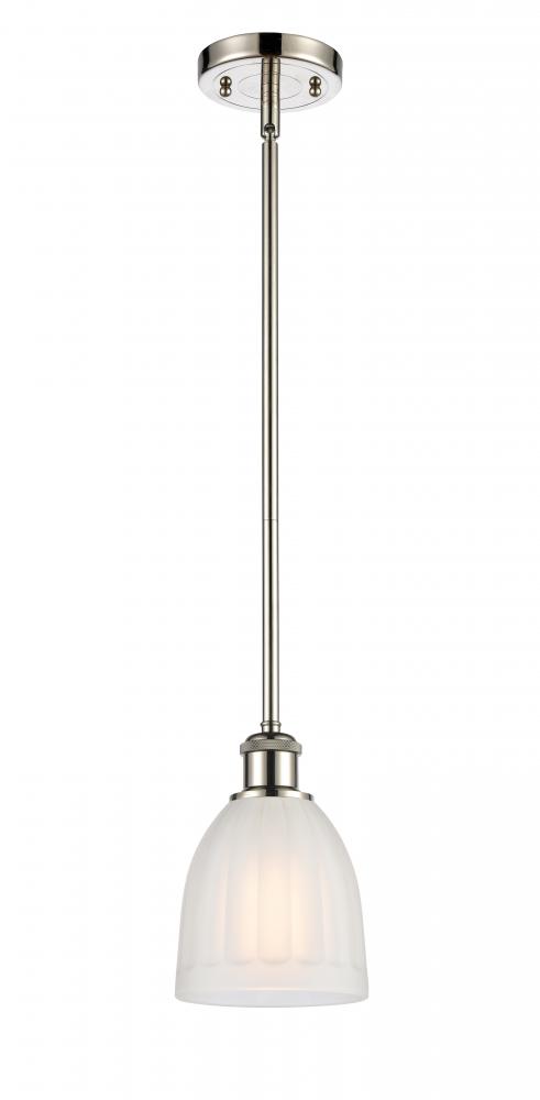 Brookfield - 1 Light - 6 inch - Polished Nickel - Mini Pendant