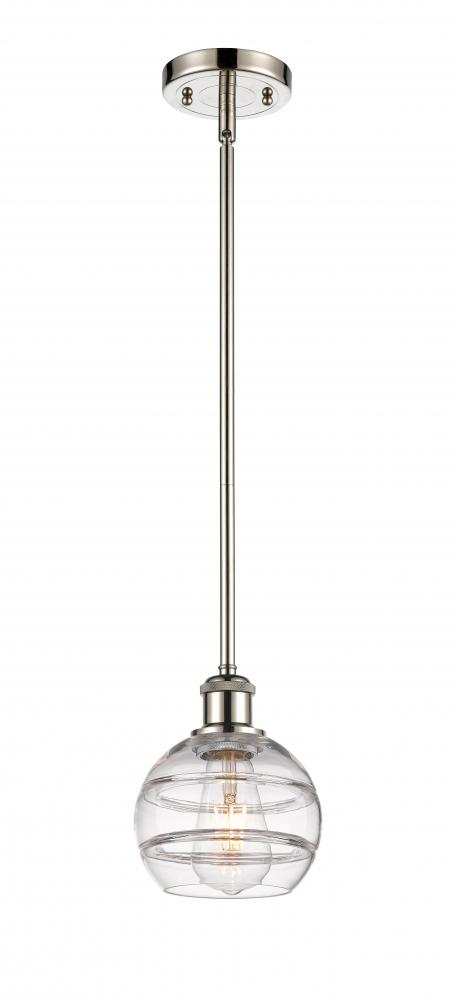 Rochester - 1 Light - 6 inch - Polished Nickel - Mini Pendant