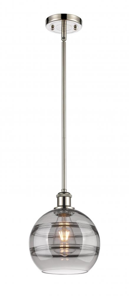 Rochester - 1 Light - 8 inch - Polished Nickel - Mini Pendant