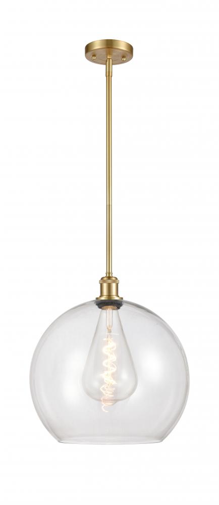 Athens - 1 Light - 14 inch - Satin Gold - Pendant