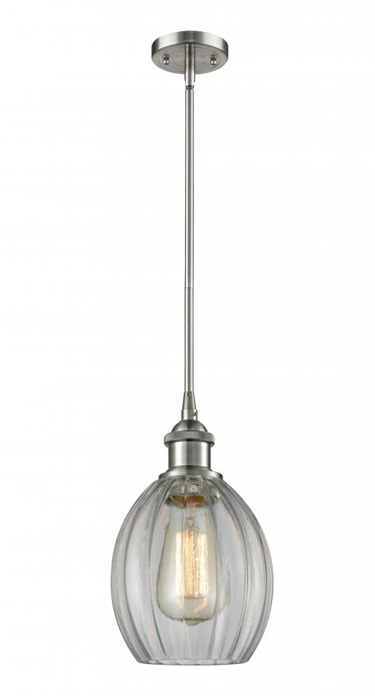 Eaton - 1 Light - 6 inch - Brushed Satin Nickel - Mini Pendant