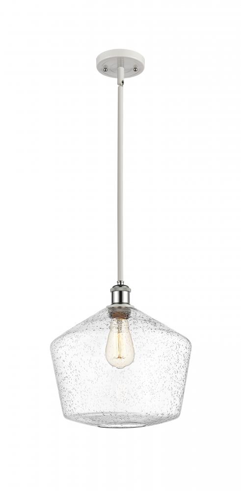 Cindyrella - 1 Light - 12 inch - White Polished Chrome - Mini Pendant