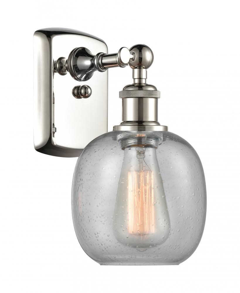 Belfast - 1 Light - 6 inch - Polished Nickel - Sconce