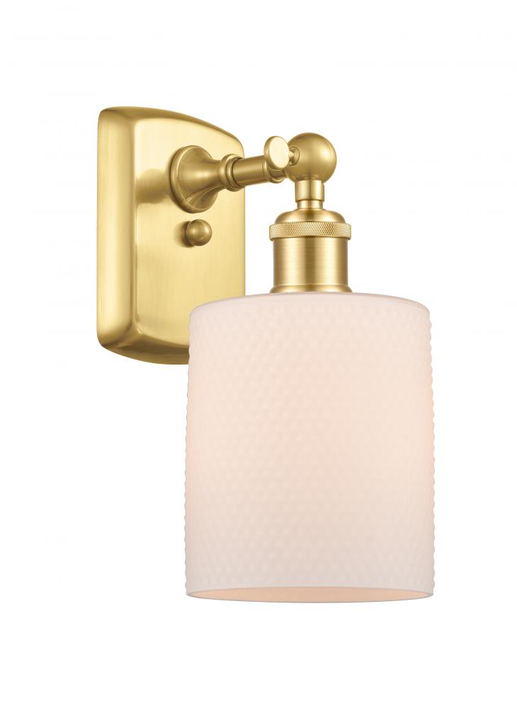 Cobbleskill - 1 Light - 5 inch - Satin Gold - Sconce