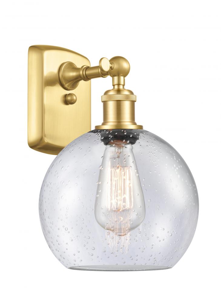 Athens - 1 Light - 8 inch - Satin Gold - Sconce