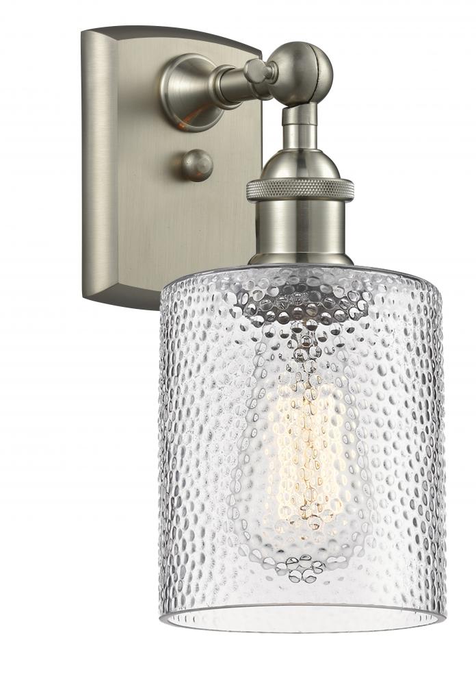 Cobbleskill - 1 Light - 5 inch - Brushed Satin Nickel - Sconce