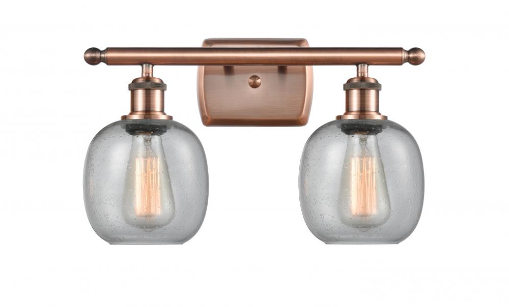 Belfast - 2 Light - 16 inch - Antique Copper - Bath Vanity Light