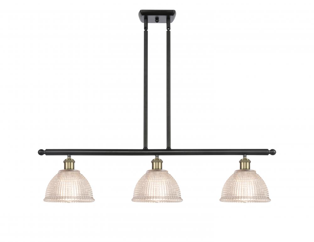 Arietta - 3 Light - 36 inch - Black Antique Brass - Cord hung - Island Light