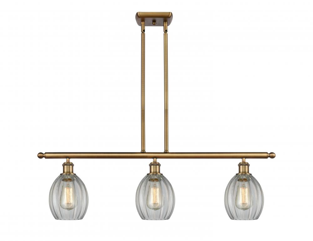 Eaton - 3 Light - 36 inch - Brushed Brass - Cord hung - Island Light